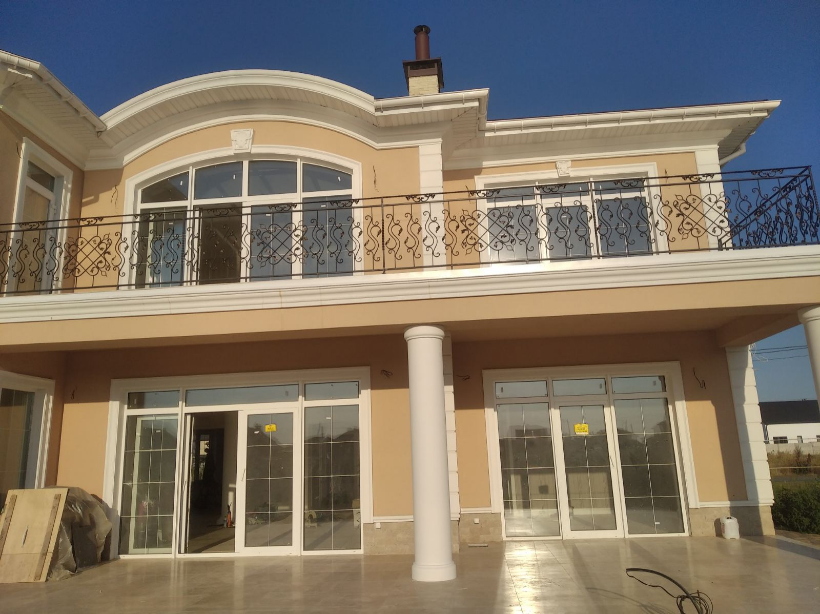 Кованое балконное ограждение