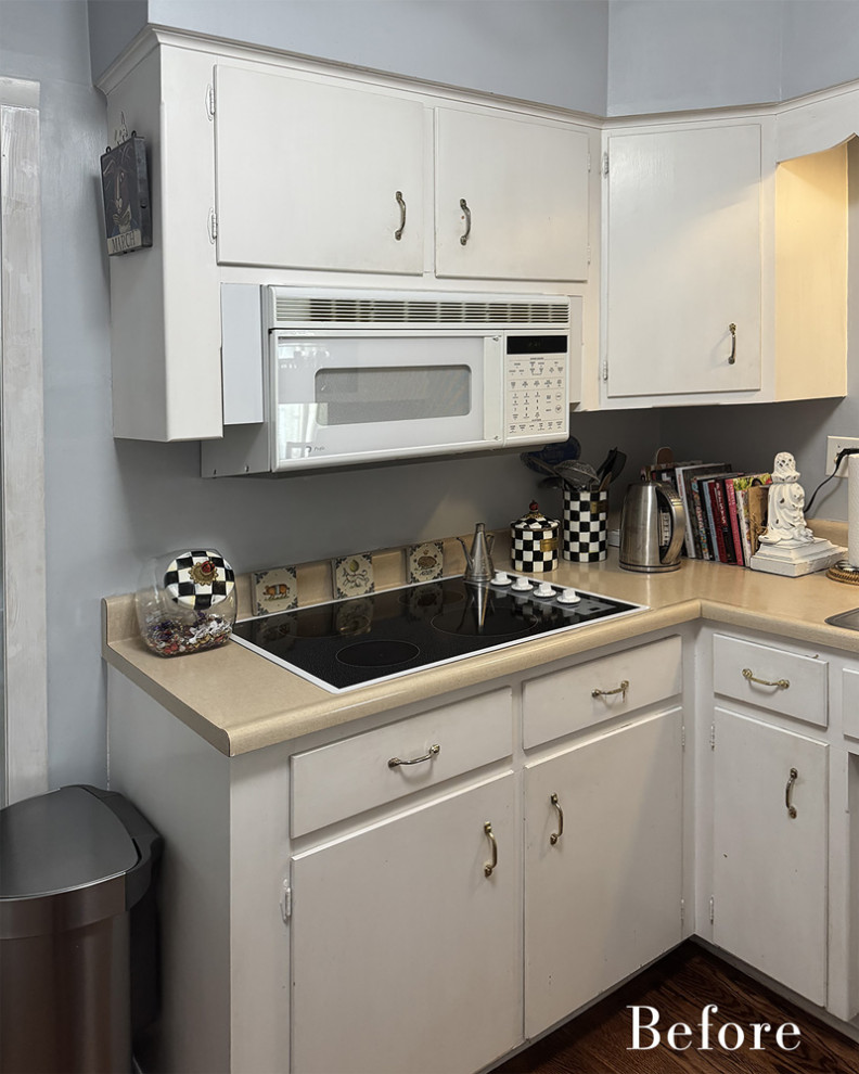 Example of a transitional kitchen design in Chicago