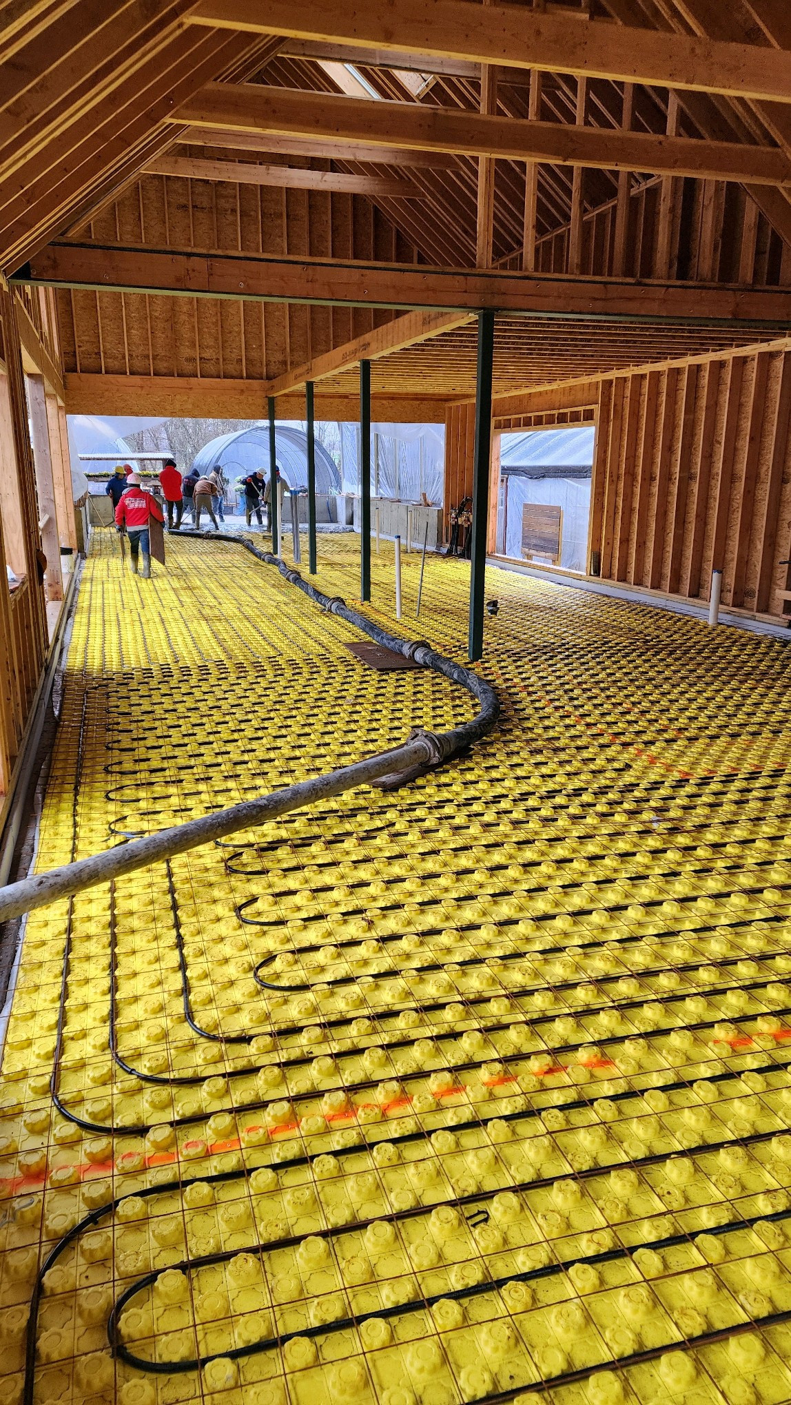 Winery Radiant Floor Slab