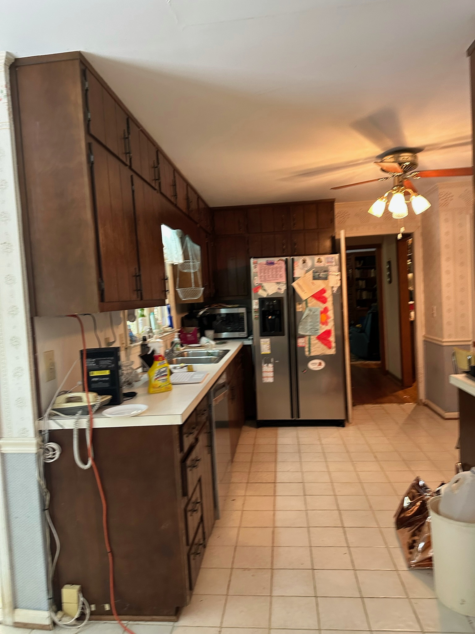 EAST COBB green and white kitchen