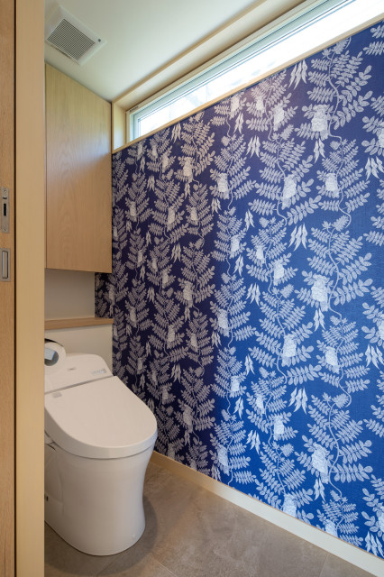 トイレ moderno-bagno-di-servizio