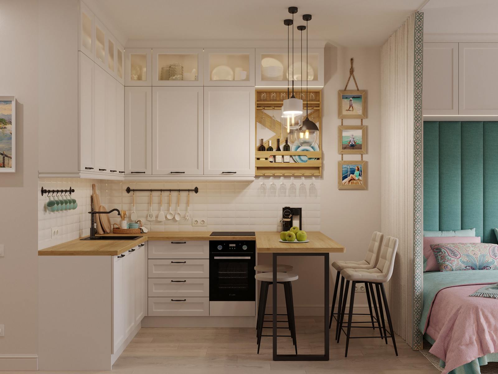 Квартира-студия в Москве, 30 м²