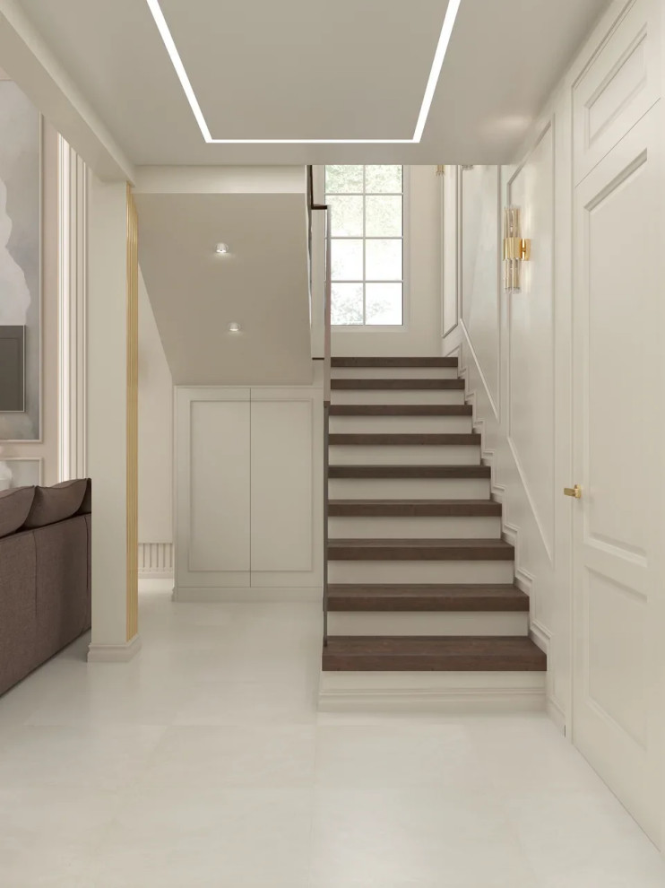 Частный дом, дизайн-проект неоклассика