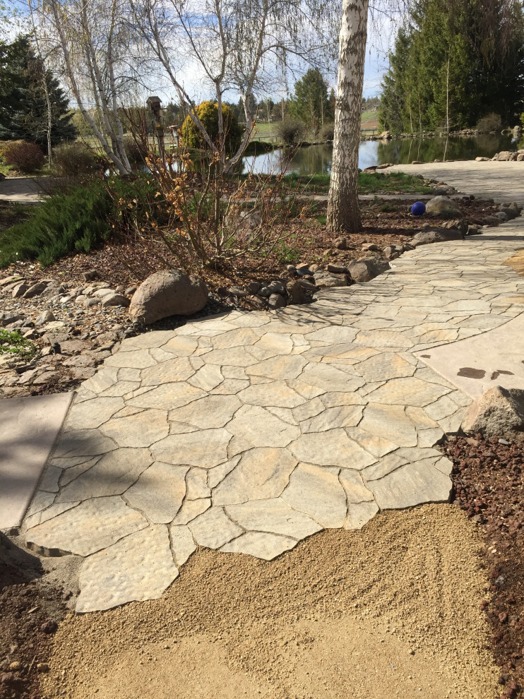 Patio - transitional patio idea