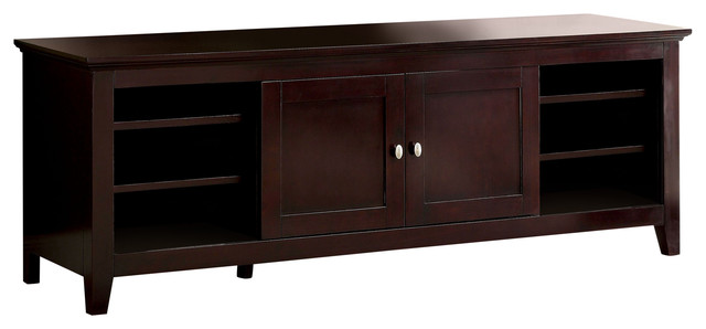 Derick Contemporary 72 Tv Console Dark Cherry Transitional Derick Contemporary 72 Tv Console Dark Cherry