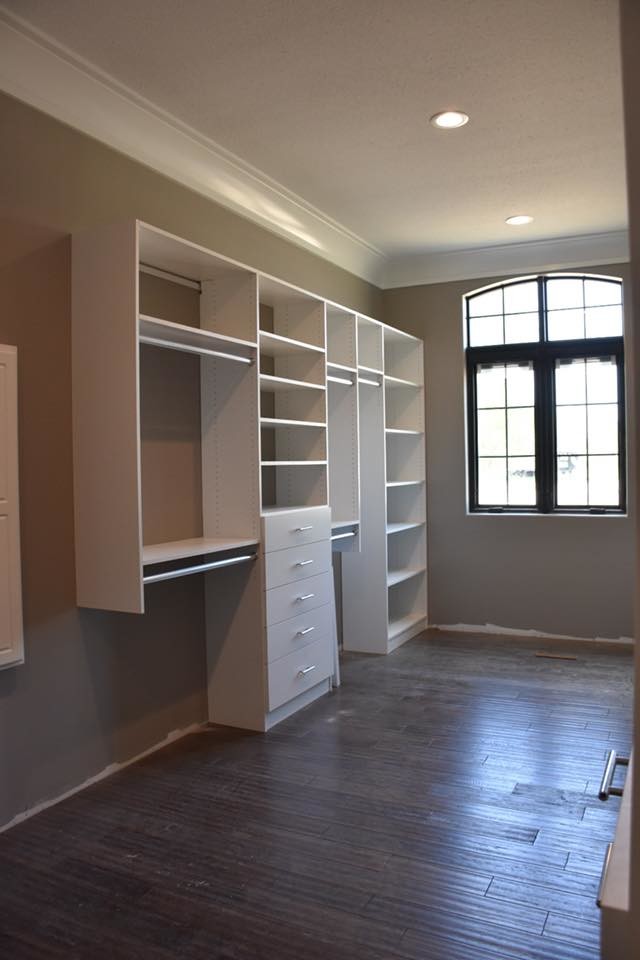 Transitional closet photo in Chicago