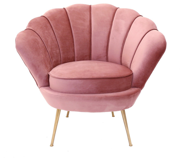 pink rose chair