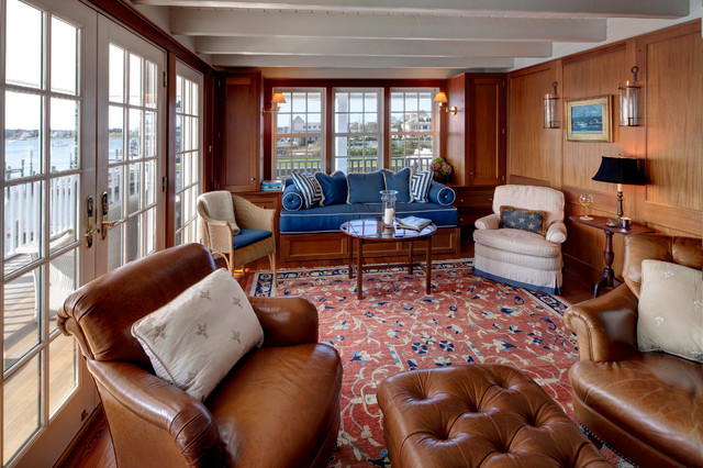 Edgartown Boat House maritimt-dagligstue