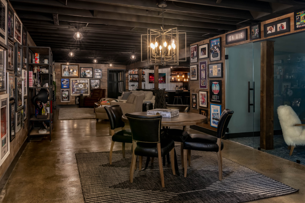 Rock Star Industrial Basement - Industrial - Basement - Philadelphia ...