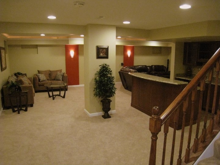 Basement Entertaining