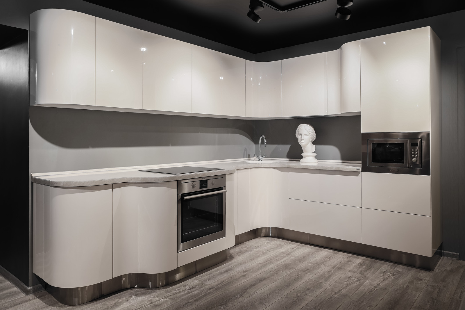 Современная кухня Волна