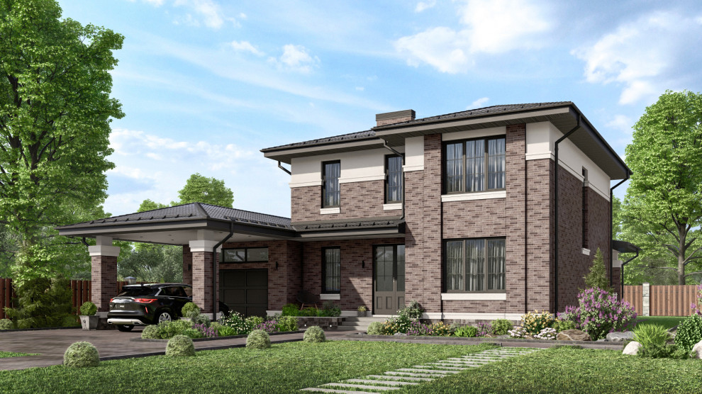 Двухэтажный частный дом в КП "Павловы озера" МО