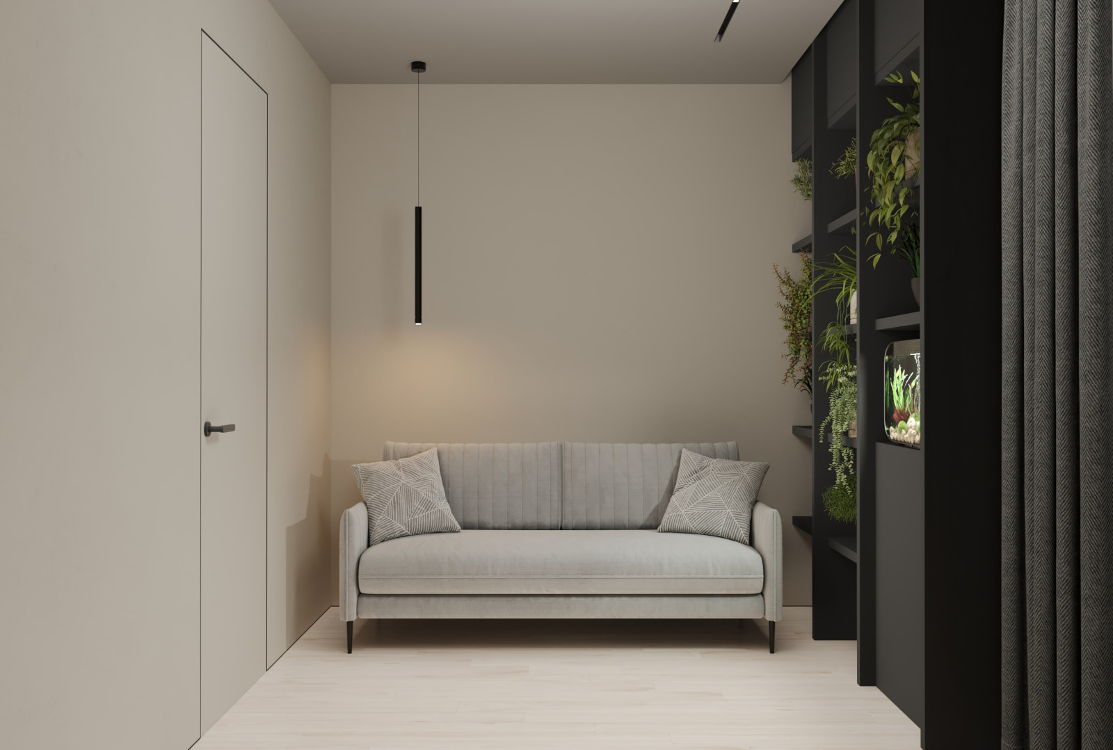 Квартира для молодой пары с двумя собаками