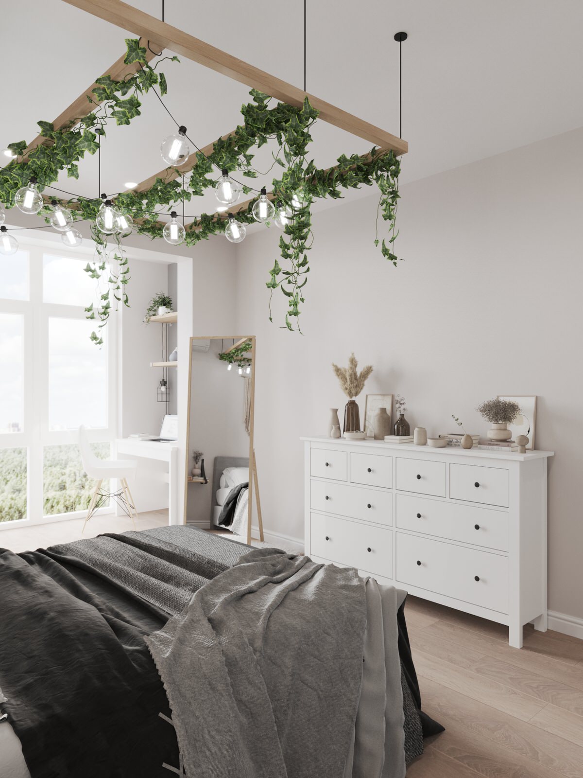 Интерьер однокомнатной квартиры в стиле Бохо