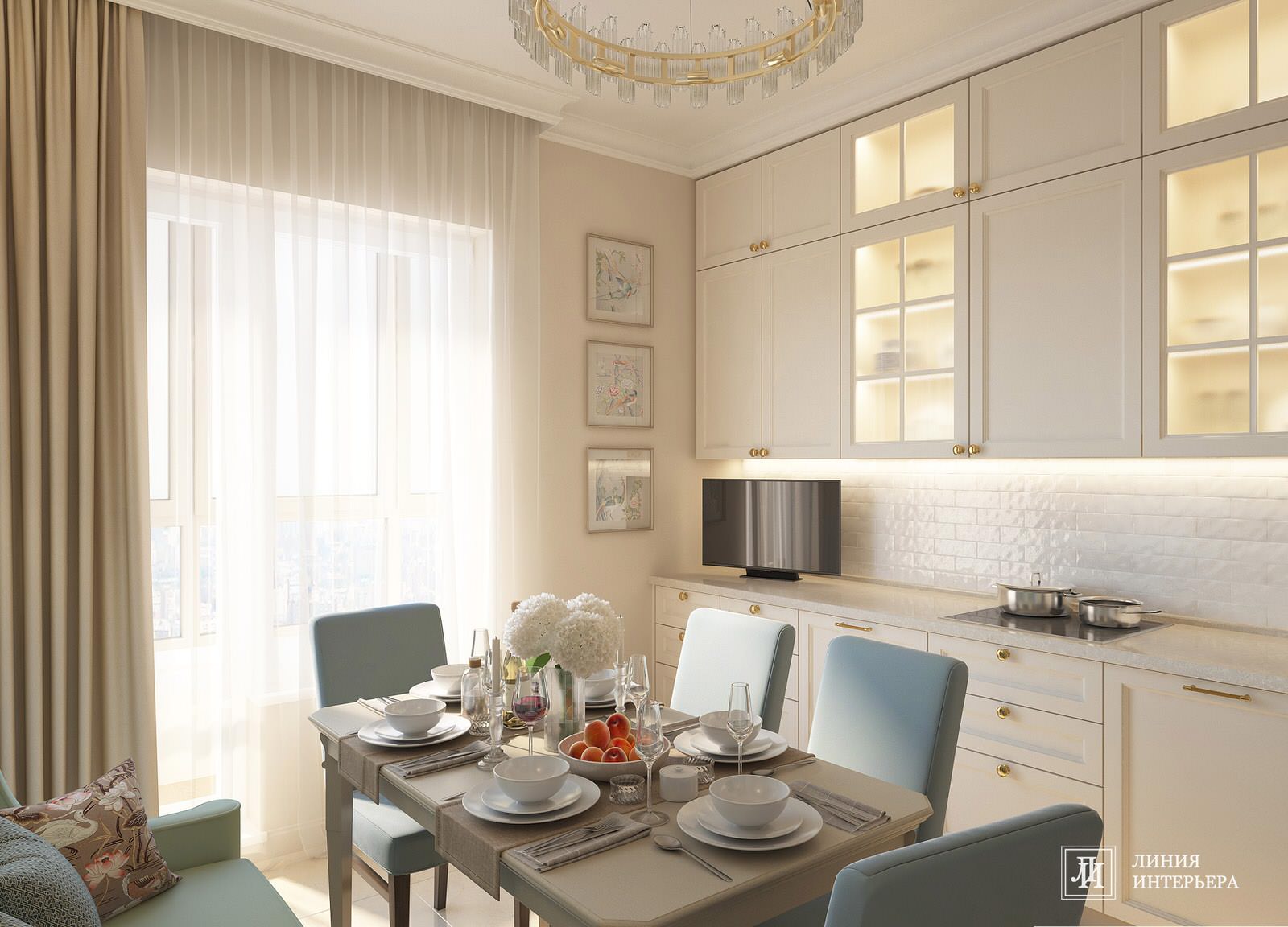 Интерьер квартиры современная классика