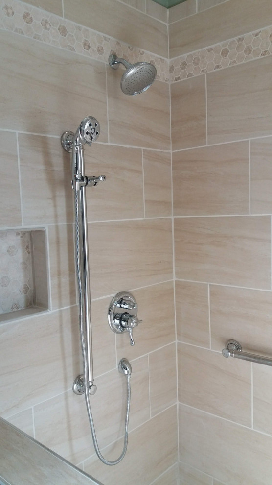 Contemporary Master Bath Conversion to ADA/Zero Entry