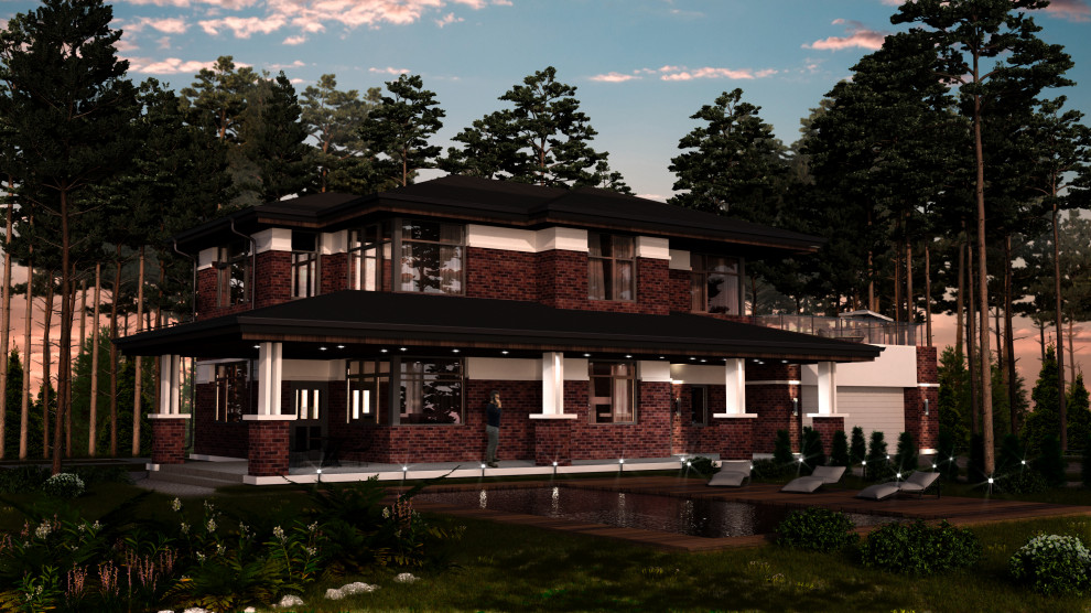 Проект частного дома в Новой Усмани