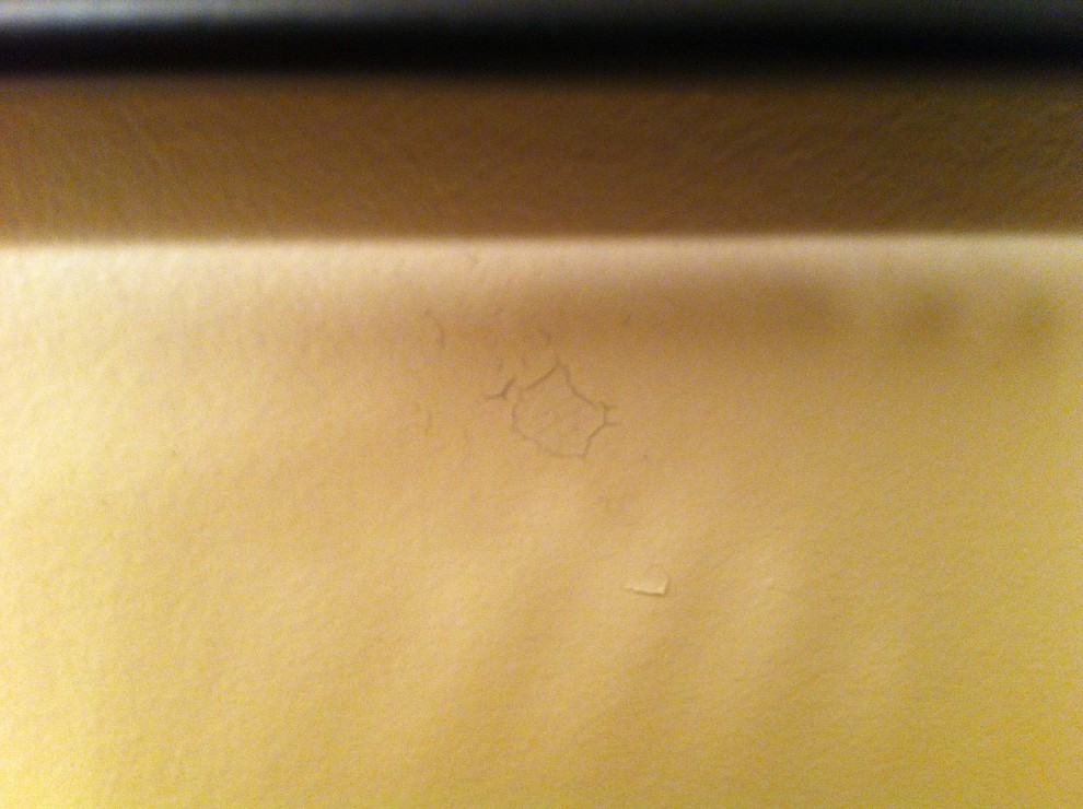 Bad interior paint job by a contractor