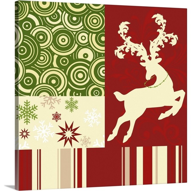 "Beautiful Christmas II" Wrapped Canvas Art Print, 20"x20"x1.5"