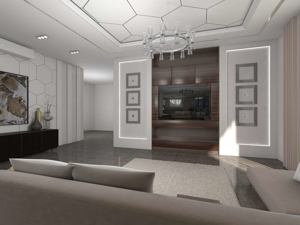 гостиная в  ж к "Гринвуд"