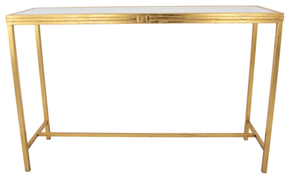 Takara Champagne & Gold Console Table Contemporary Console Tables