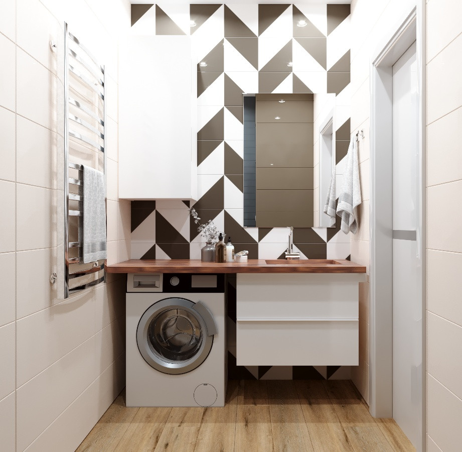 Дизайн студии 26 кв.м