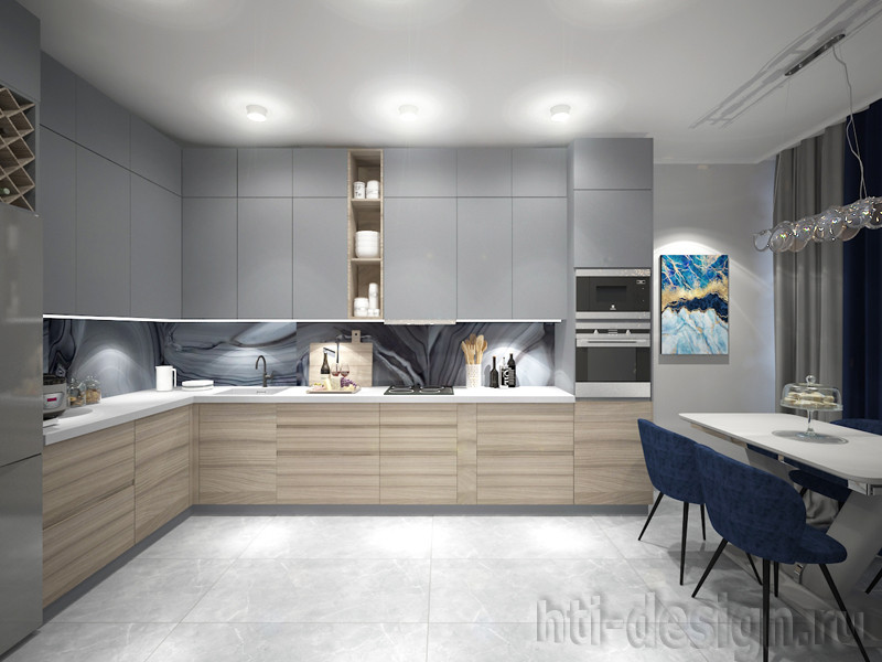 Дизайн 3-комнатной квартиры в современном стиле