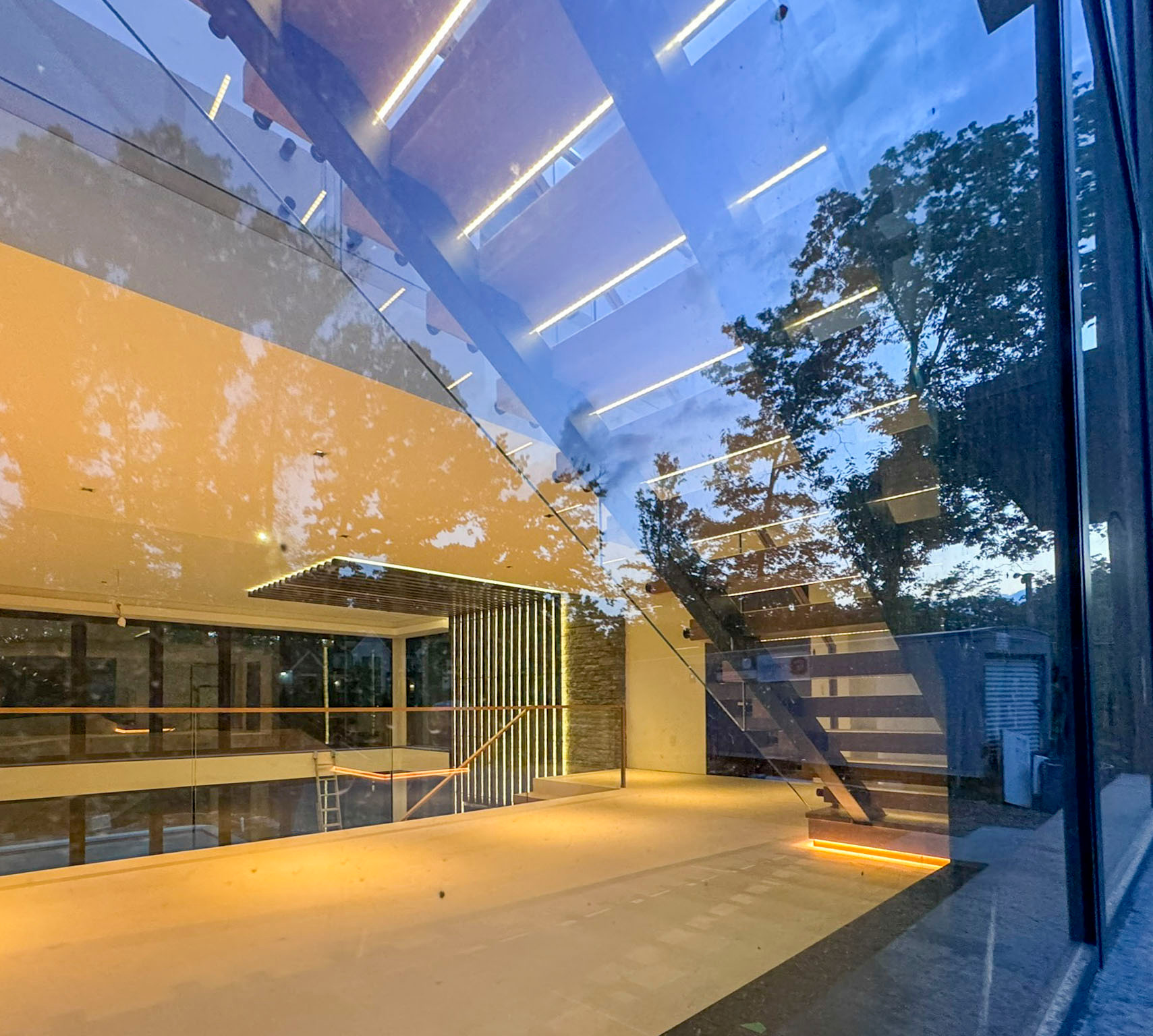 126_Visually Open and Light Contemporary Staircase, Mclean, VA 22102