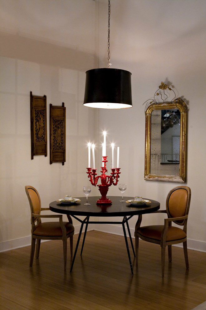 Inspiration for a contemporary dining room in Raleigh.