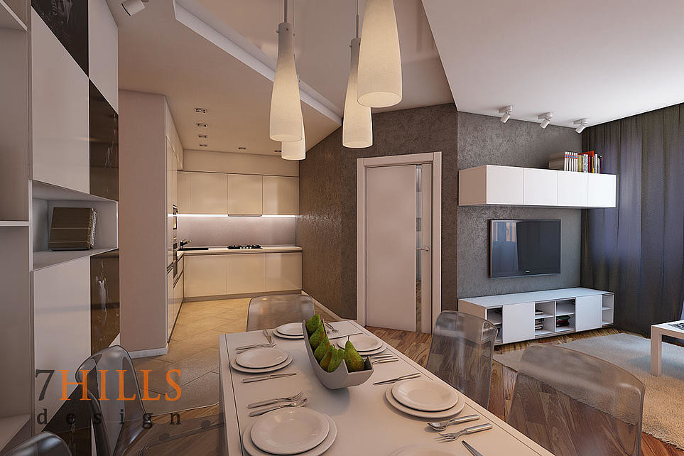 Проект 2-х комнатной квартиры