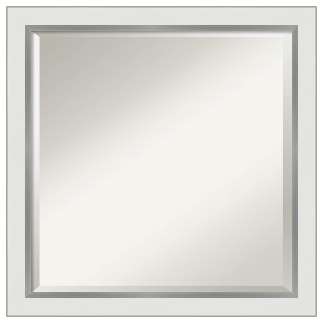 Wall Mirror Bathroom Vanity Eva White Silver Narrow Outer Bathroom Vanity Mirror Eva White