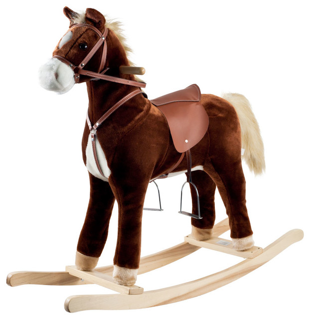 plush rocking horse for baby