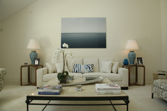 West Hampton Beach House eklektisk-vardagsrum
