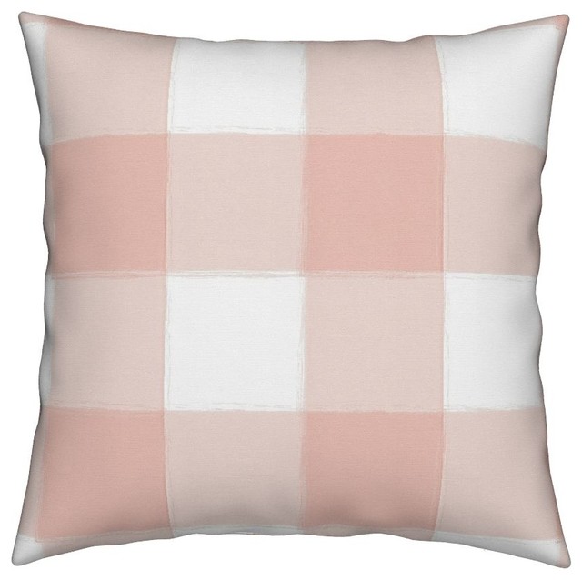 large blush pink cushion covers