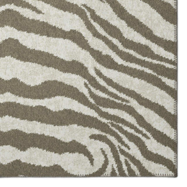 Addison Safari Asf31 Zebra Faux Animal Print Area Rug, 10' x 14 ...
