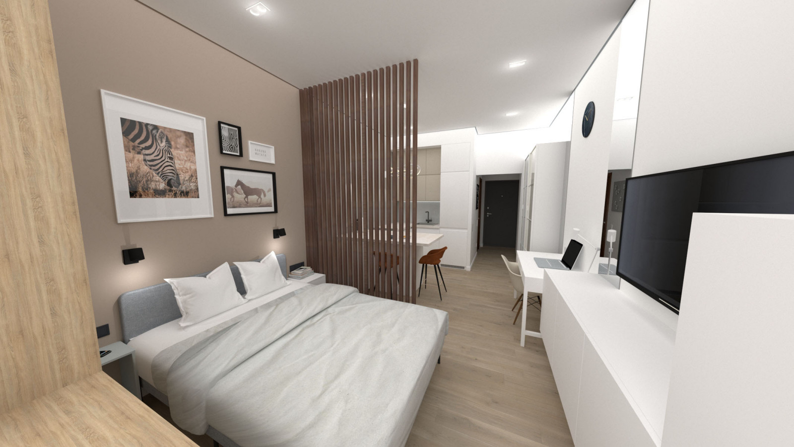 Квартира-студия 28 кв.м для студента