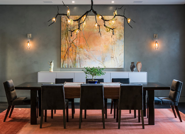 East Lakeview Residence Contemporary Dining Room