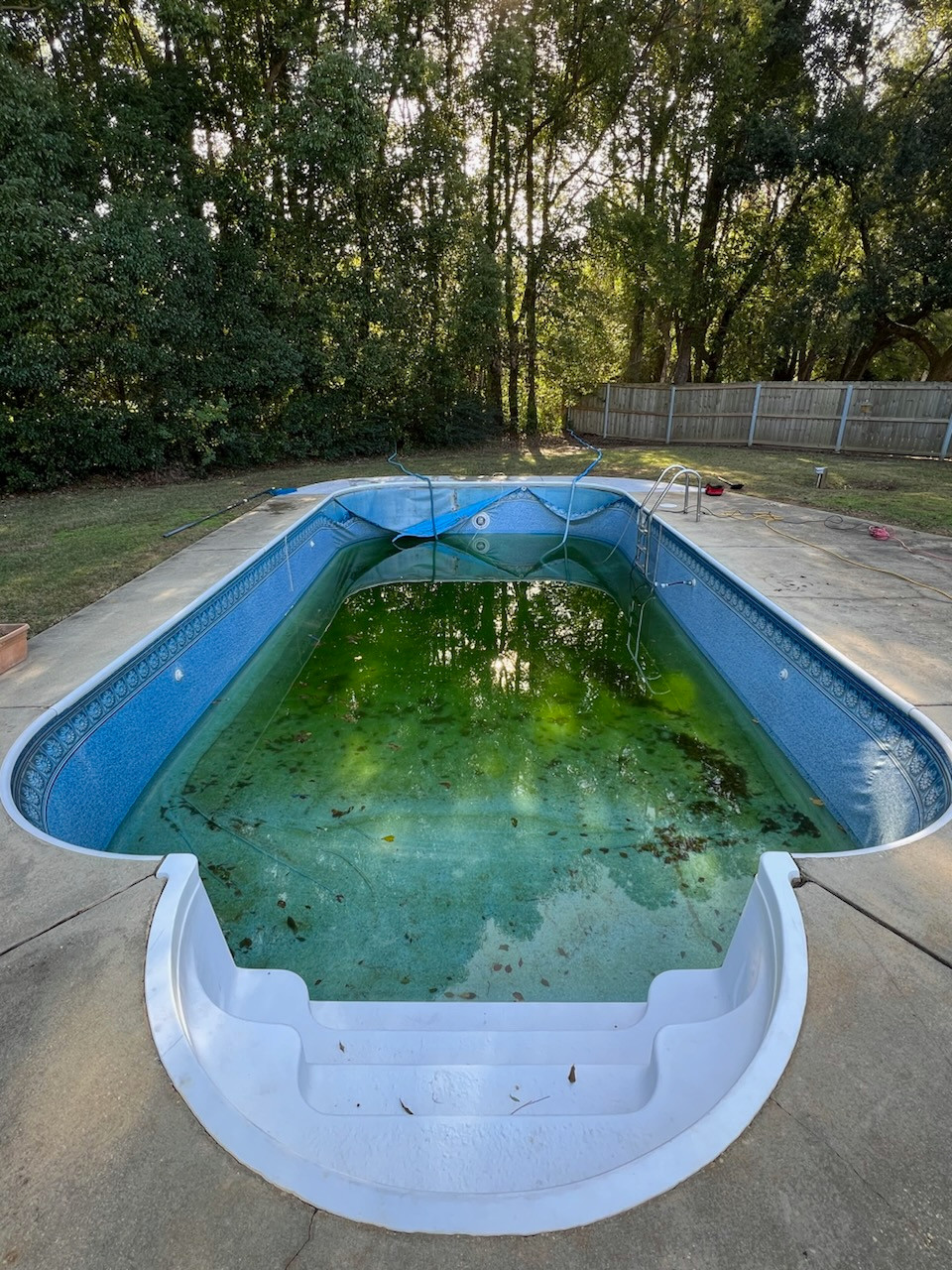 LINER REPLACEMENT: BEFORE