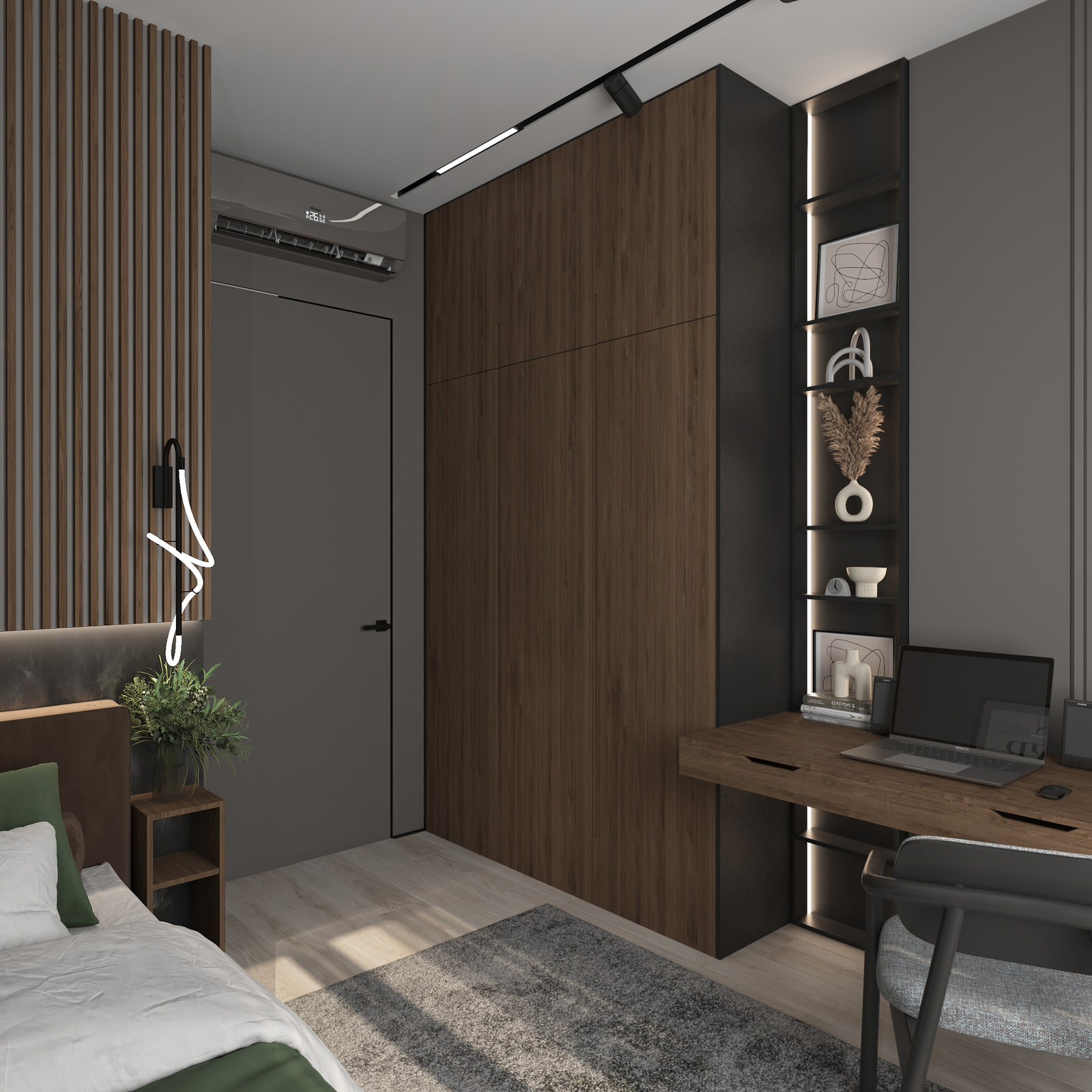 Пространство для семьи с двумя детьми. Москва, ЖК Западный порт