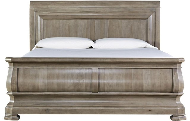 Universal Reprise 581a75b Sleigh Bed Driftwood Queen