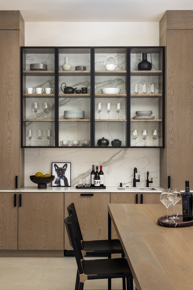 Potomac New Build - Modern - Home Bar - DC Metro - by Ella Scott Design ...