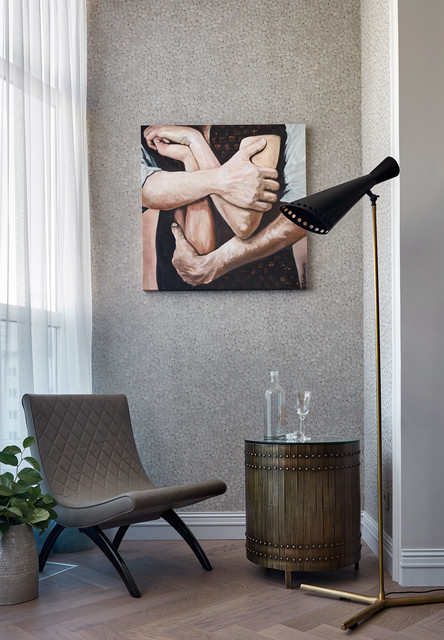 Пространство стиля contemporary-living-room