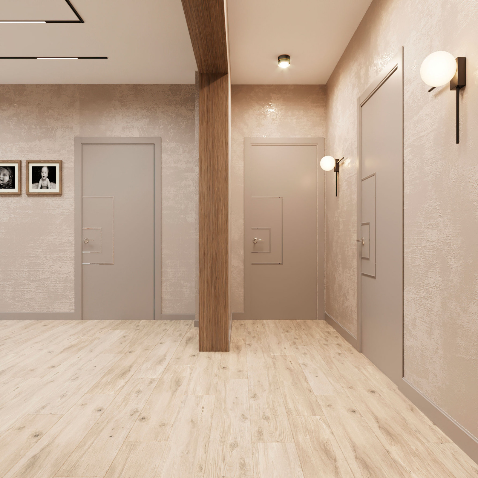 Двухэтажный дом для большой семьи