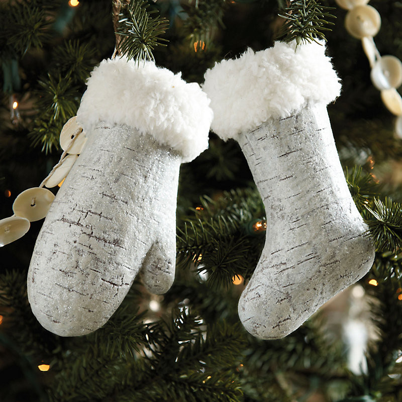 Mitten and Stocking Ornaments