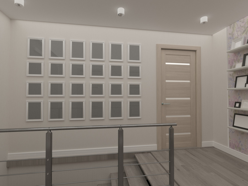 Дизайн-проект  2-го этажа дома в  ДНТ Зеленая поляна