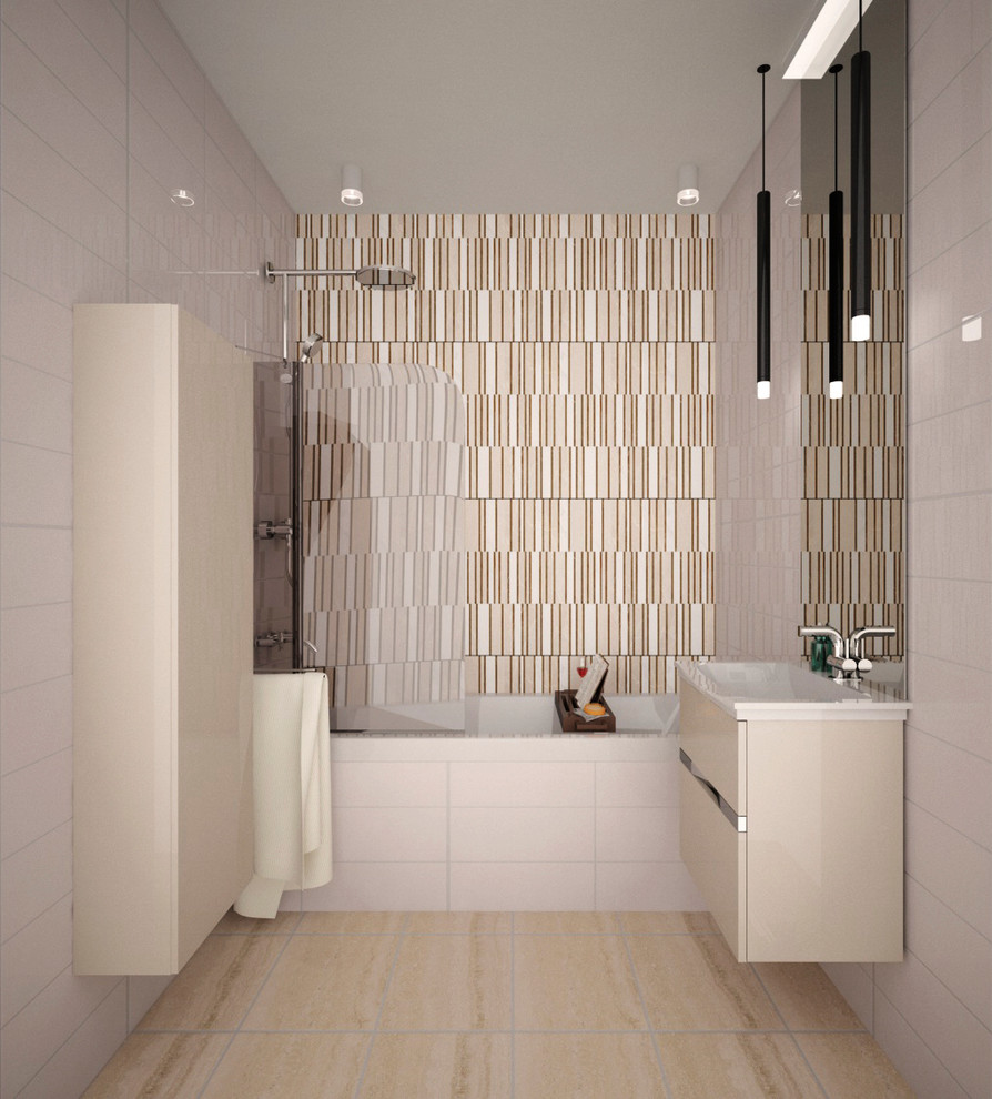 Ванная в типовой квартире серии П44Т