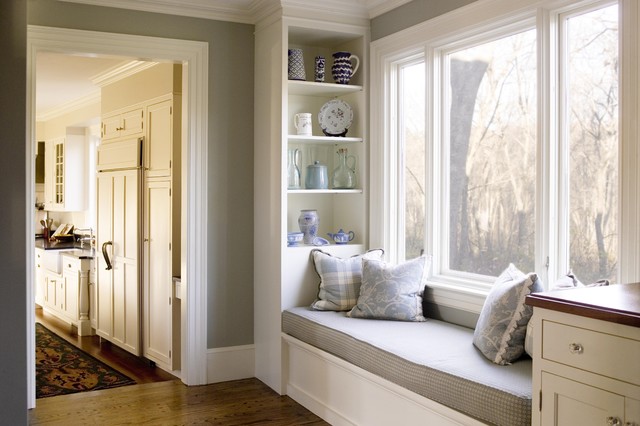 Painted White Farm House Family Kitchen Butlers Pantry