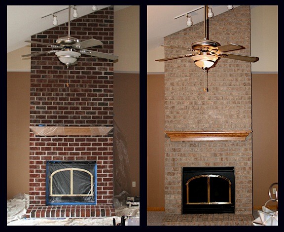 Wisconsin Brick Stain Project Modern, Fireplace Brick Stain Colors