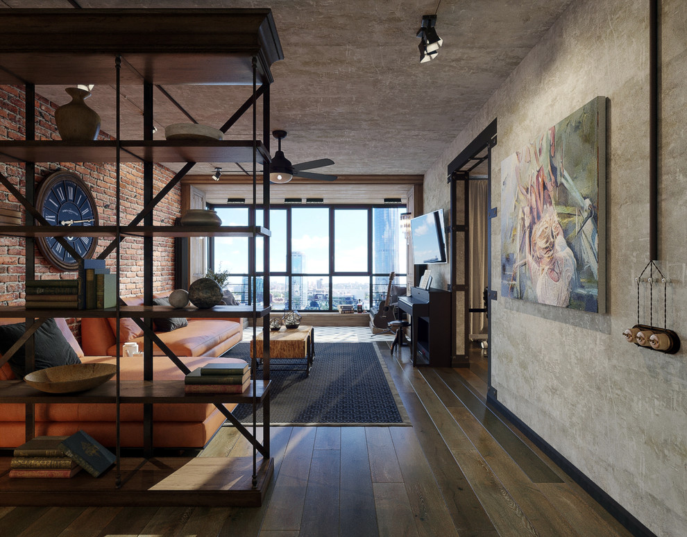 Пространство в стиле лофт