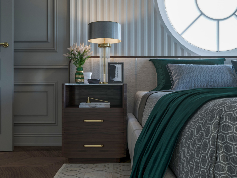 Дизайн коттеджа в неоклассическом стиле 260 кв.м. (2018 год)